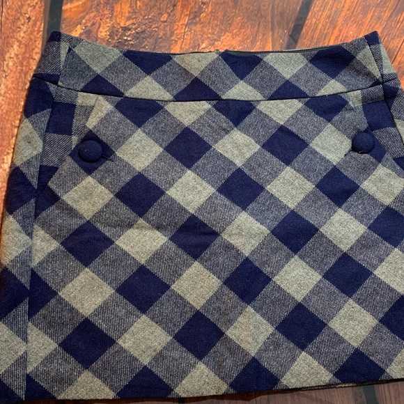 Esprit mini skirt size 38 white & blue - Picture 1 of 6